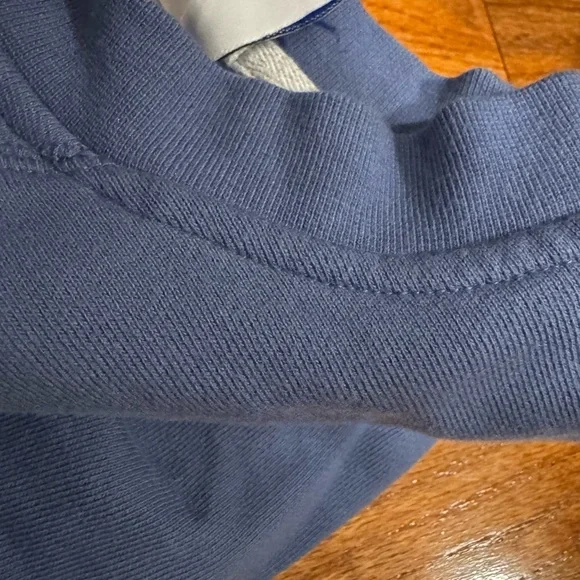 Champion Light Blue Crewneck Women's Fleece Pullover Sweatshirt Small - Picture 7 of 7